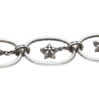 Chrome Hearts Paper Oval Star Drop 925 Silver Size ONE SIZE
