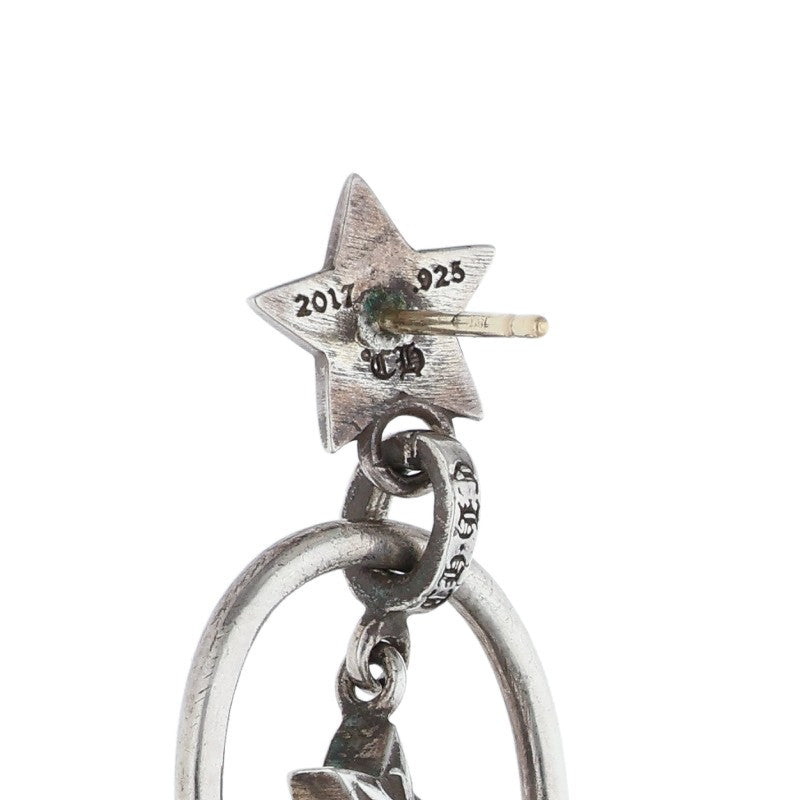 Chrome Hearts Paper Oval Star Drop 925 Silver Size ONE SIZE