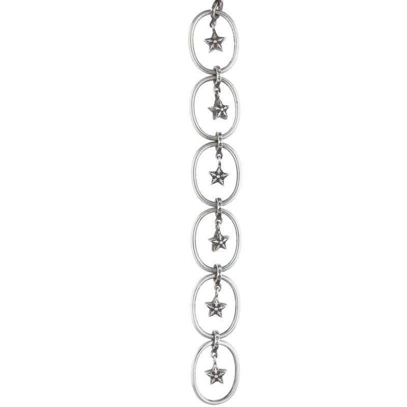 Chrome Hearts Paper Oval Star Drop 925 Silver Size ONE SIZE