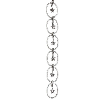 Chrome Hearts Paper Oval Star Drop 925 Silver Size ONE SIZE