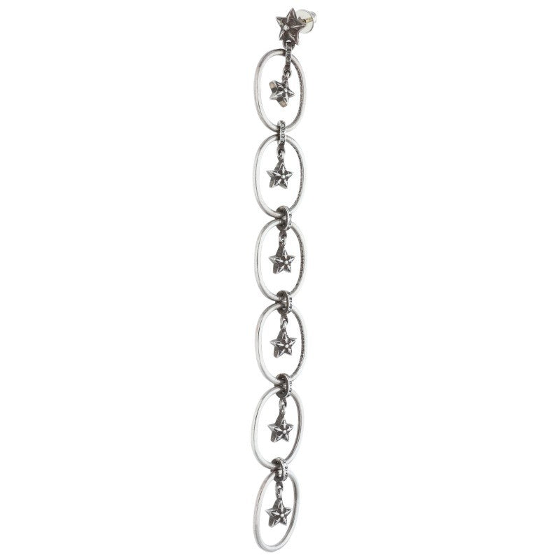 Chrome Hearts Paper Oval Star Drop 925 Silver Size ONE SIZE