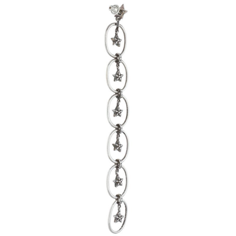 Chrome Hearts Paper Oval Star Drop 925 Silver Size ONE SIZE