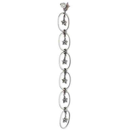 Chrome Hearts Paper Oval Star Drop 925 Silver Size ONE SIZE