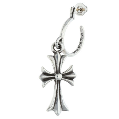 Chrome Hearts Tiny CH Cross Hoop 925 Silver Size ONE SIZE
