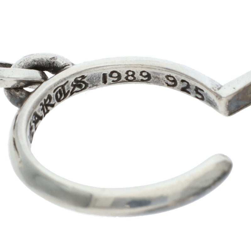 Chrome Hearts Tiny CH Cross Hoop 925 Silver Size ONE SIZE