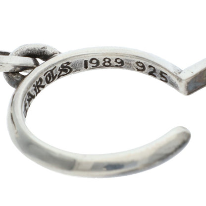 Chrome Hearts Tiny CH Cross Hoop 925 Silver Size ONE SIZE