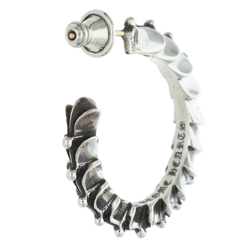 Chrome Hearts Tapered Crossover Hoop Silver (Silver 5.56g)