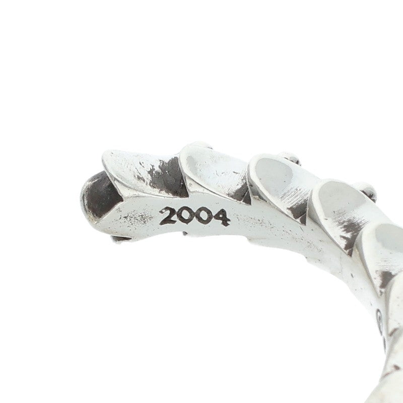Chrome Hearts Tapered Crossover Hoop Silver (Silver 5.56g)