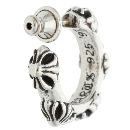 Chrome Hearts SML Cross Band Hoop 925 Silver Size ONE SIZE