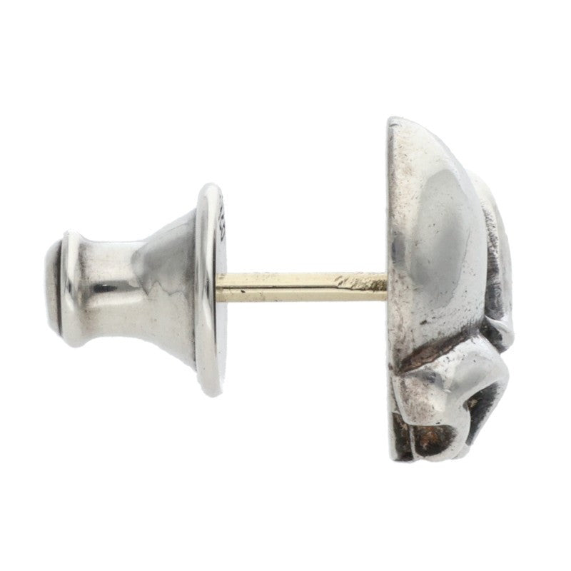 Chrome Hearts Heart Stud 925 Silver Earring Size ONE SIZE