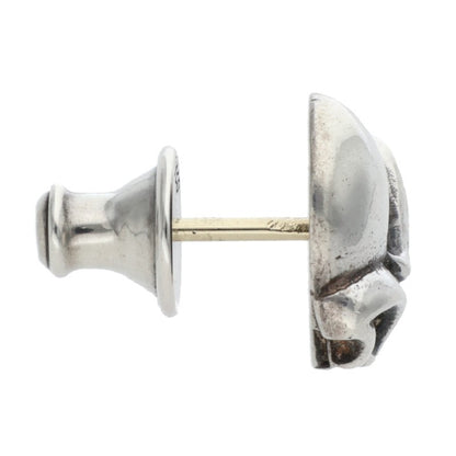 Chrome Hearts Heart Stud 925 Silver Earring Size ONE SIZE