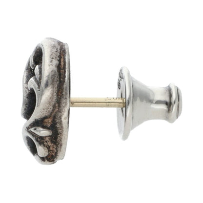 Chrome Hearts Heart Stud 925 Silver Earring Size ONE SIZE