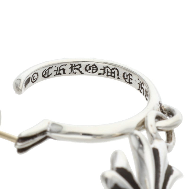 Chrome Hearts Tiny CH Cross Hoop 925 Silver Size ONE SIZE