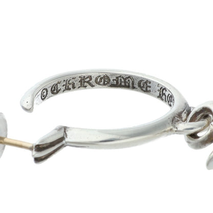Chrome Hearts Tiny CH Cross Hoop 925 Silver Size ONE SIZE
