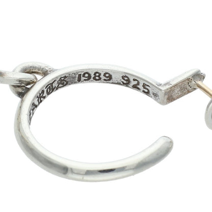 Chrome Hearts Tiny CH Cross Hoop 925 Silver Size ONE SIZE