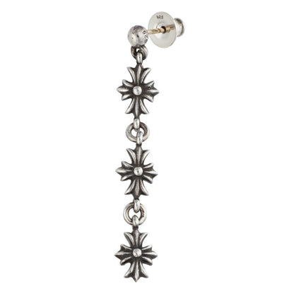 Chrome Hearts TINY E CH PLS 3 Drop Silver Size ONE SIZE