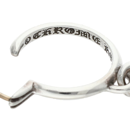 Chrome Hearts TINY CH CROSS Hoop Silver Size ONE SIZE