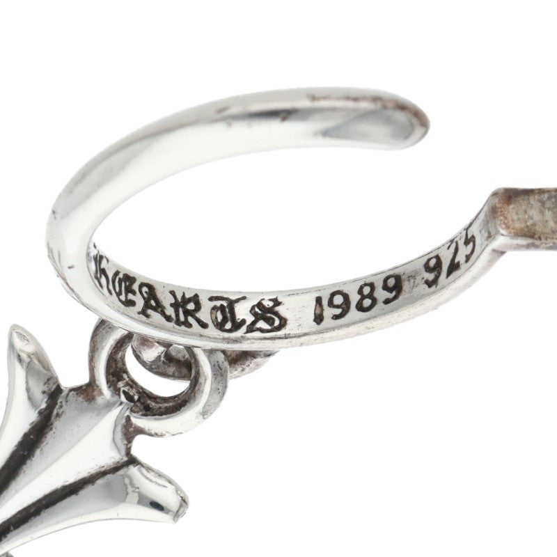Chrome Hearts TINY CH CROSS Hoop Silver Size ONE SIZE