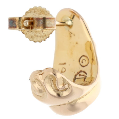 Chrome Hearts 22K CARVED TEARDROP Gold Earring Size ONE SIZE