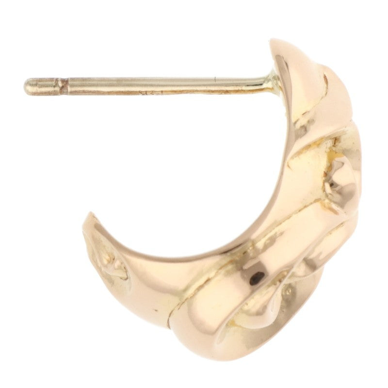 Chrome Hearts 22K CARVED TEARDROP Gold Earring Size ONE SIZE