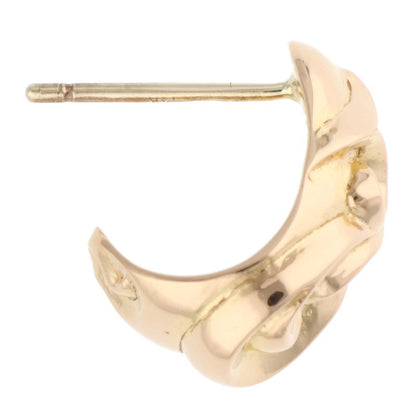 Chrome Hearts 22K CARVED TEARDROP Gold Earring Size ONE SIZE