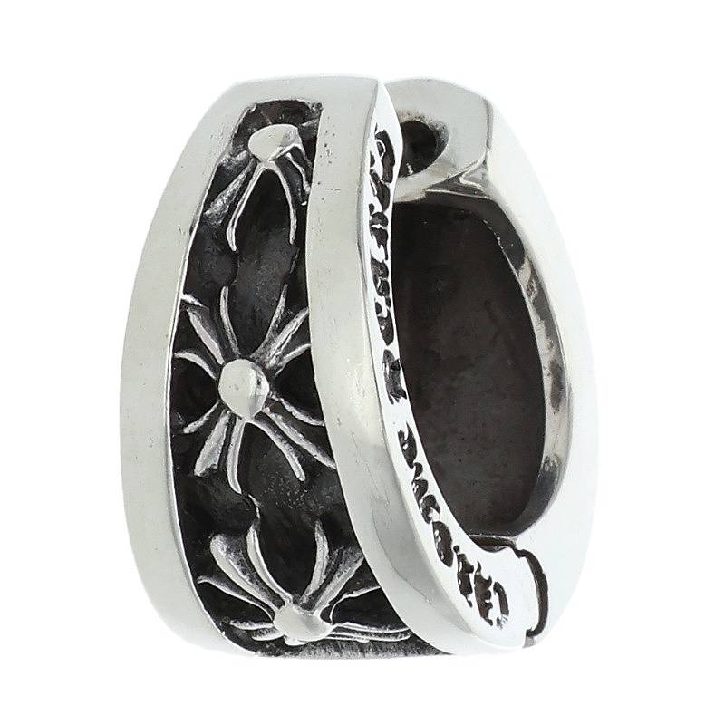 Chrome Hearts NARROW V-CHX L Silver Earring Size ONE SIZE