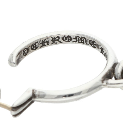 Chrome Hearts TINY CH CROSS Hoop Silver Size ONE SIZE
