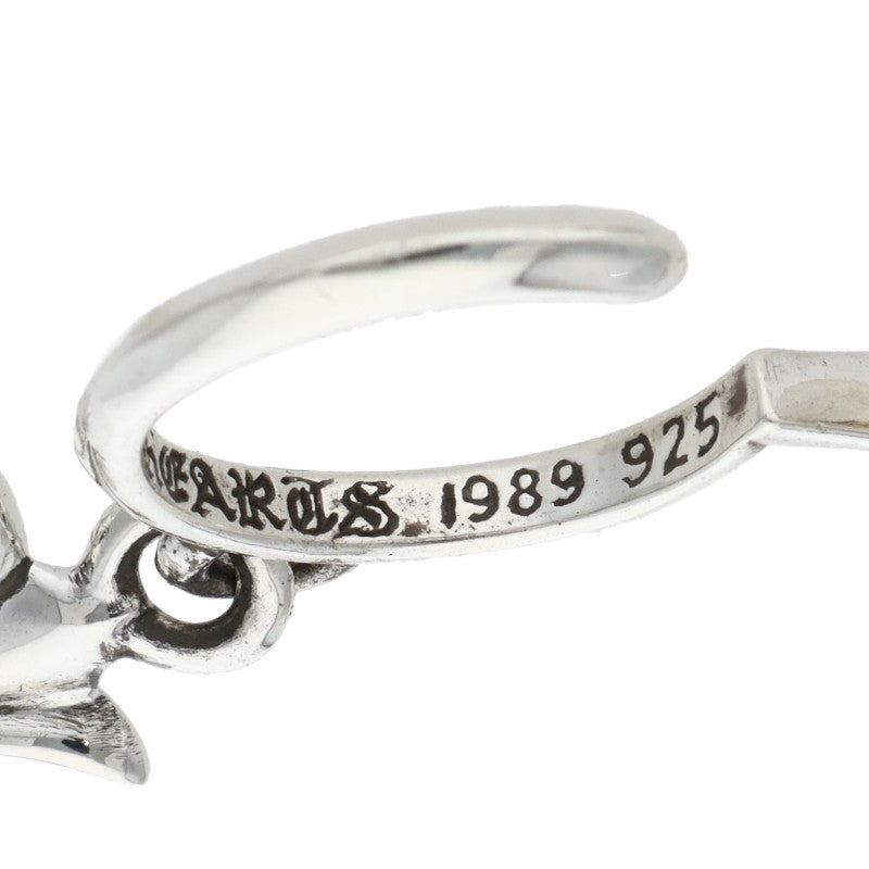 Chrome Hearts TINY CH CROSS Hoop Silver Size ONE SIZE