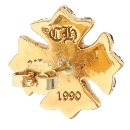 Chrome Hearts 22K CH PLS DIA Pave Diamond Stud Size ONE SIZE