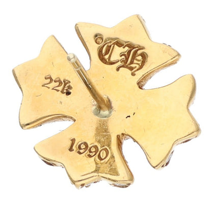 Chrome Hearts 22K CH PLS DIA Pave Diamond Stud Size ONE SIZE