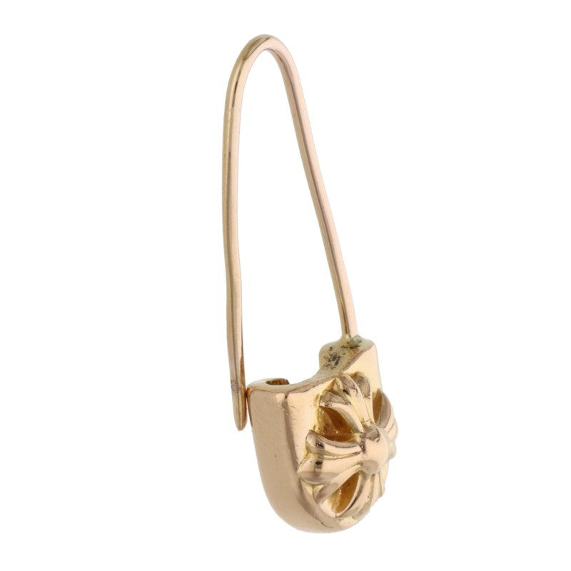 Chrome Hearts 22K ER SAFETY PIN Gold Earring Size ONE SIZE