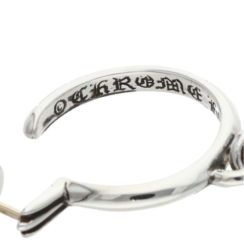 Chrome Hearts TINY CH CROSS Hoop Silver Size ONE SIZE