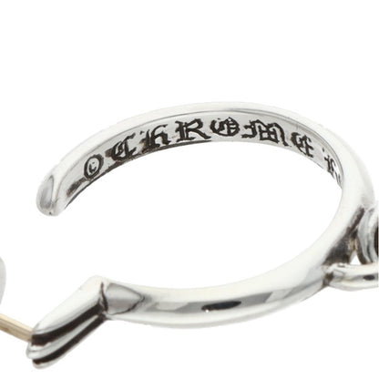 Chrome Hearts TINY CH CROSS Hoop Silver Size ONE SIZE
