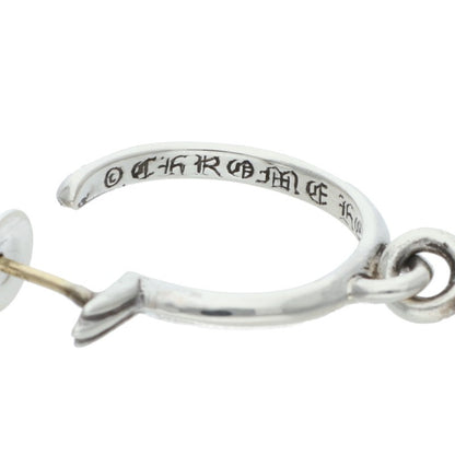 Chrome Hearts TINY CH CROSS Hoop Silver Size ONE SIZE