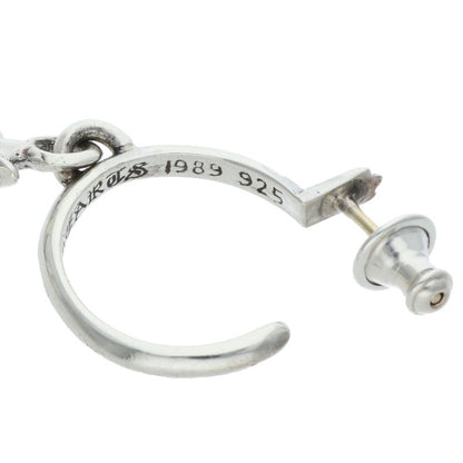 Chrome Hearts TINY CH CROSS Hoop Silver Size ONE SIZE
