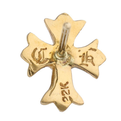 Chrome Hearts 22K CH Cross Stud Yellow Gold Size ONE SIZE
