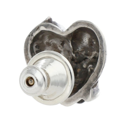 Chrome Hearts Heart Stud Silver Earring Size ONE SIZE