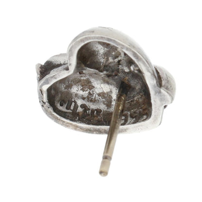 Chrome Hearts Heart Stud Silver Earring Size ONE SIZE
