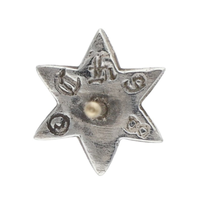 Chrome Hearts Star Stud Silver Earring Size ONE SIZE