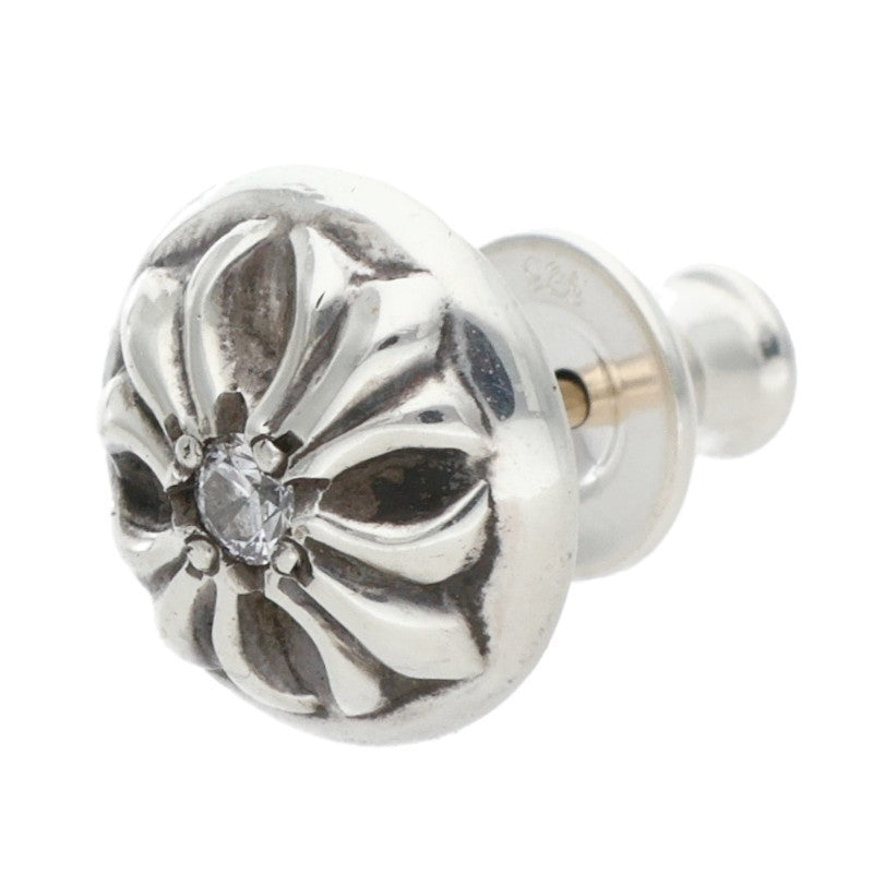 Chrome Hearts Cross Ball Stud Silver 1-Diamond Size ONE SIZE