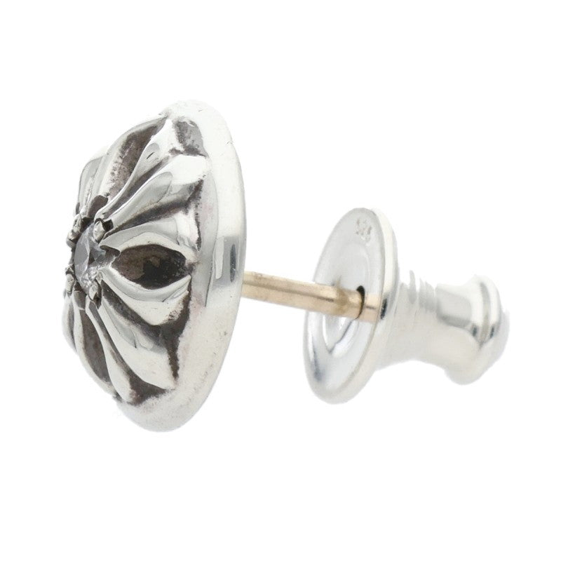 Chrome Hearts Cross Ball Stud Silver 1-Diamond Size ONE SIZE