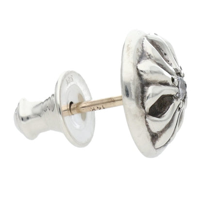 Chrome Hearts Cross Ball Stud Silver 1-Diamond Size ONE SIZE