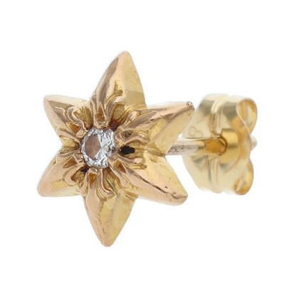 Chrome Hearts Star Stud 22K Gold 1-Diamond Size ONE SIZE