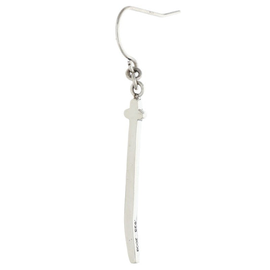 Chrome Hearts RS Cross Drop Silver Earring Size ONE SIZE