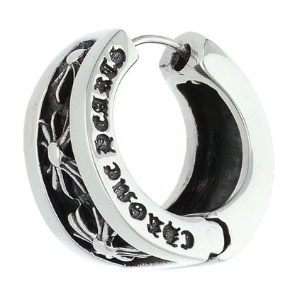 Chrome Hearts Narrow V-CHX Silver Earring Size ONE SIZE