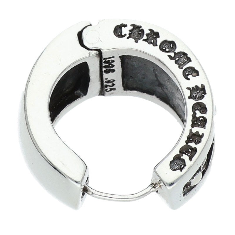 Chrome Hearts Narrow V-CHX Silver Earring Size ONE SIZE