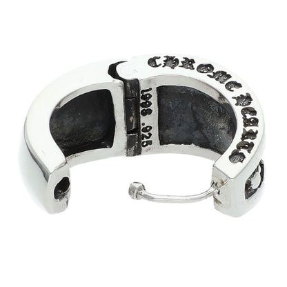 Chrome Hearts Narrow V-CHX Silver Earring Size ONE SIZE
