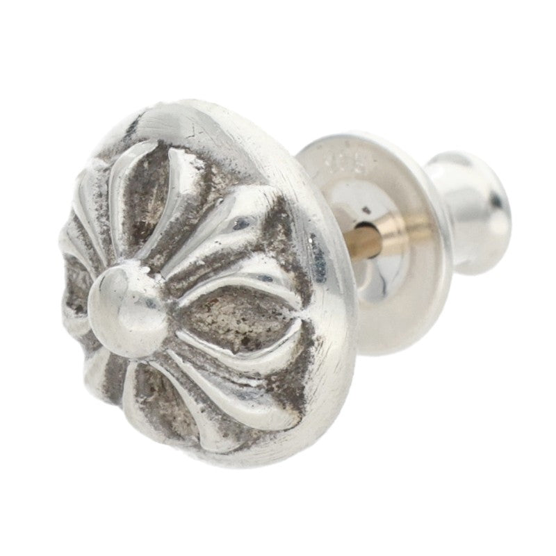 Chrome Hearts Cross Ball Stud Silver Earring Size ONE SIZE