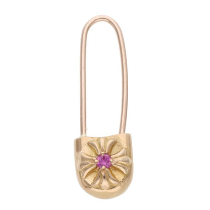 Chrome Hearts 22K Safety Pin Pink Sapphire Size ONE SIZE