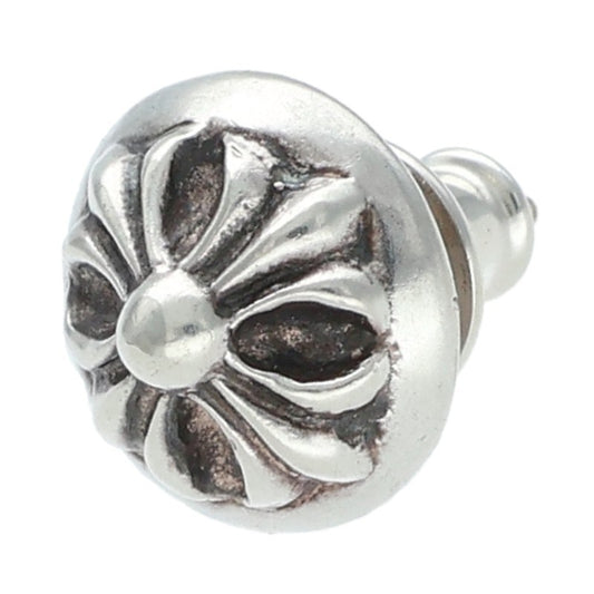 Chrome Hearts Cross Ball Stud Silver Earring Size ONE SIZE